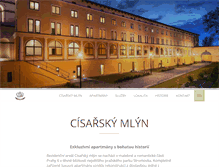 Tablet Screenshot of cisarskymlyn.com